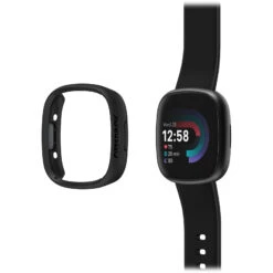 Coque Fitbit Versa 4 Watch Bumper Pavement (Black / Grey) -Magasin D'Accessoires Mobiles watch case ca fitbit versa 4 3