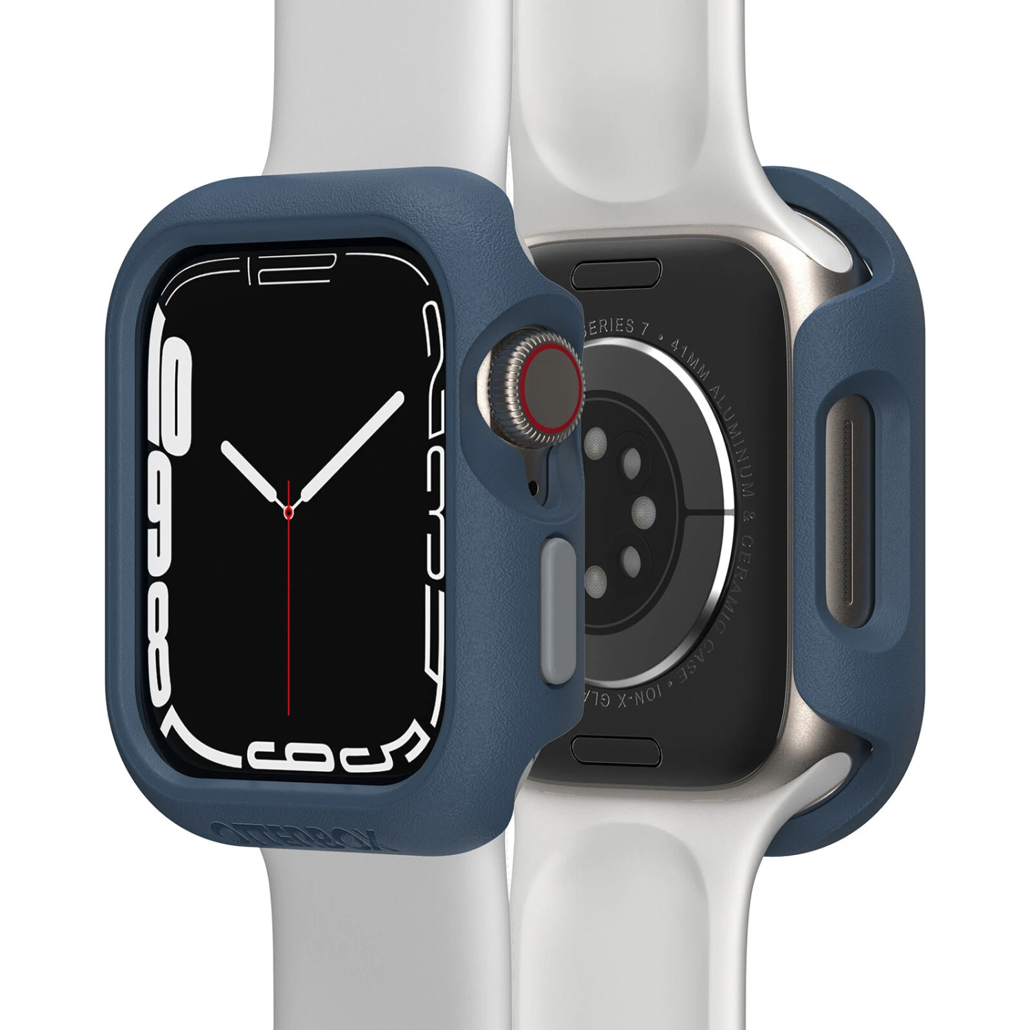 Coque Apple Watch Series 9/8/7 Watch Bumper Fine Timing (Blue) 3 Coque Apple Watch Series 9/8/7 Watch Bumper Fine Timing (Blue)