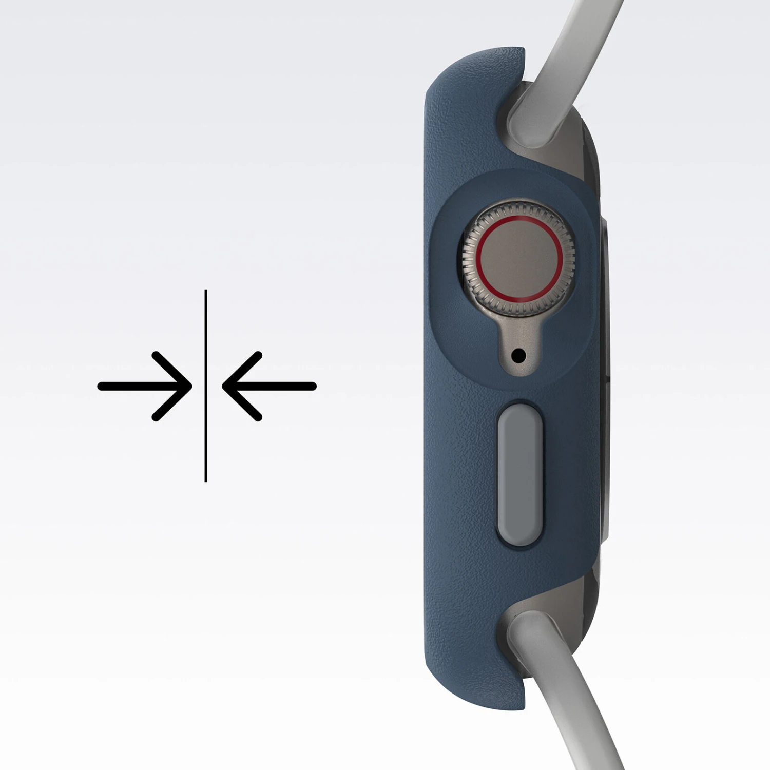 Coque Apple Watch Series 9/8/7 Watch Bumper Fine Timing (Blue) 4 Coque Apple Watch Series 9/8/7 Watch Bumper Fine Timing (Blue) – Image 2